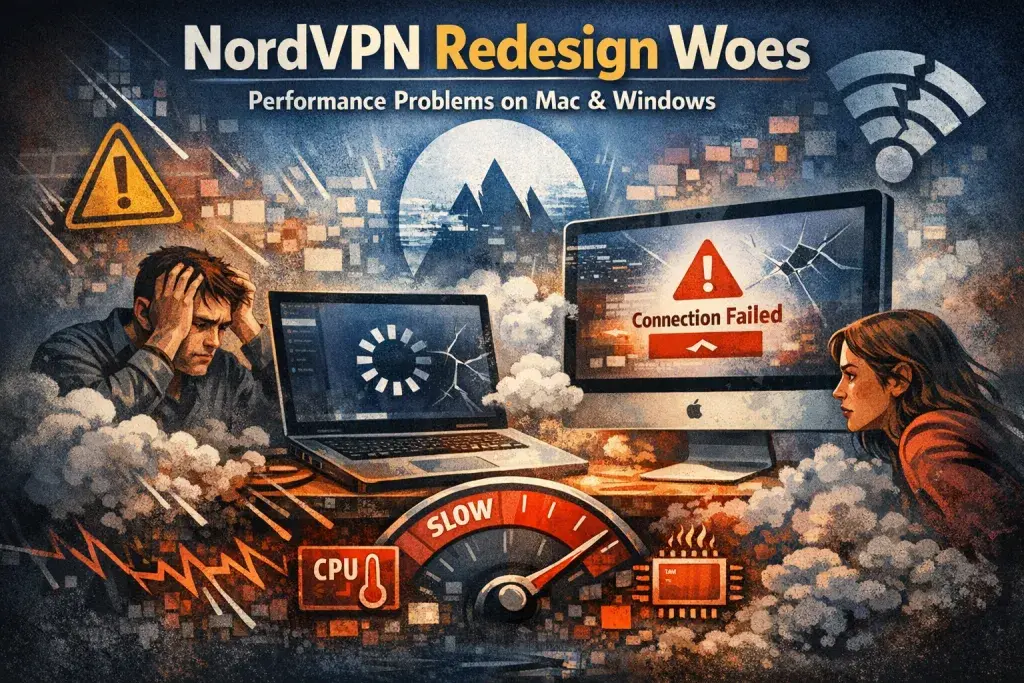 NordVPN Redesign Triggers Performance Problems on Mac and Windows
