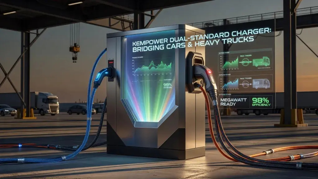 Kempower Unveils Dual-Standard Charger Bridging Cars and Heavy Trucks