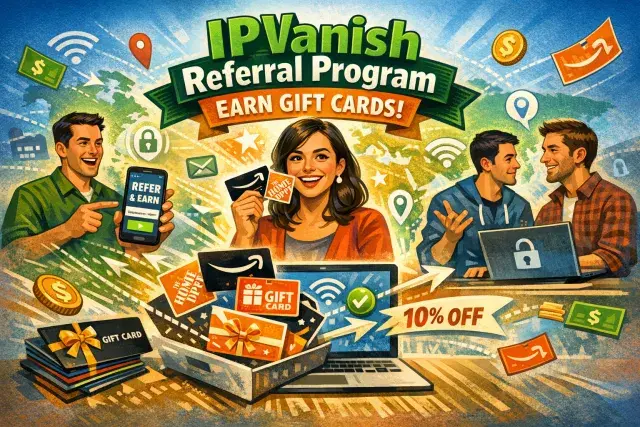 IPVanish Launches Referral Program That Pays Users in Gift Cards